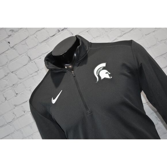 Nike Golf Pullover Shirt 1/4 ZIP Men Size Large Dri-Fit Michigan State Spartans - Picture 1 of 6